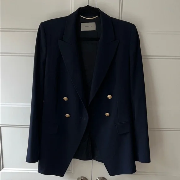 MARELLA S TARANTO Navy Blazer - Picture 12 of 12